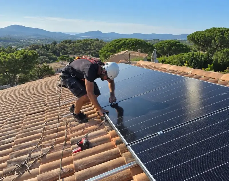 Installateur panneaux solaires Redessan — pose photovoltaïque sur toiture