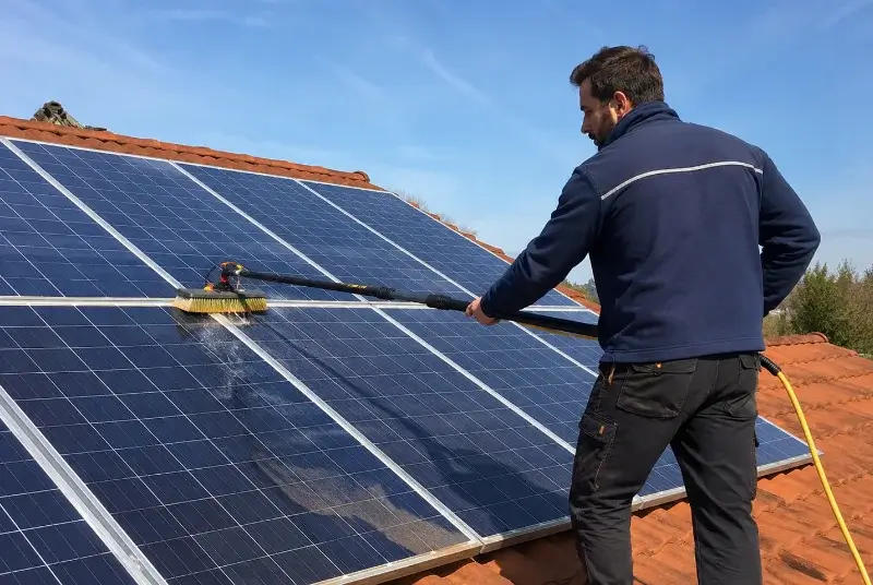 Nettoyage et entretien de panneaux solaires à Redessan
